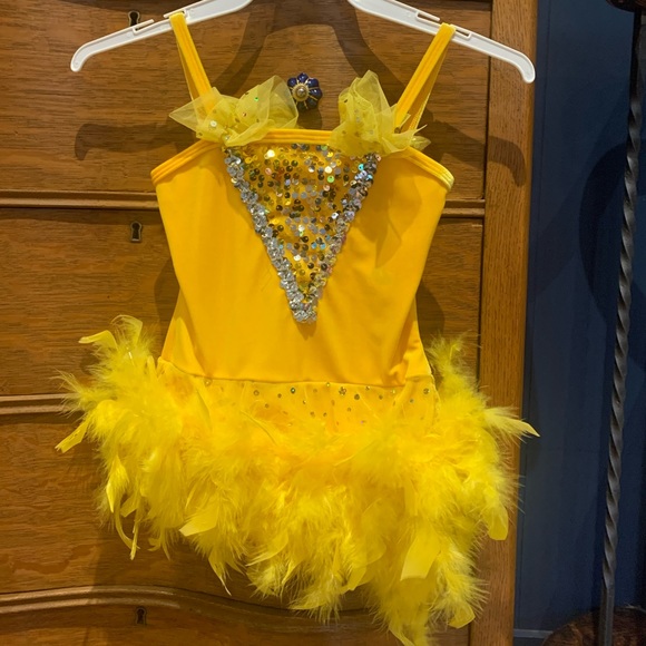 GIRLS DANCE/HALLOWEEN COSTUME - CHICKEN - Picture 1 of 7